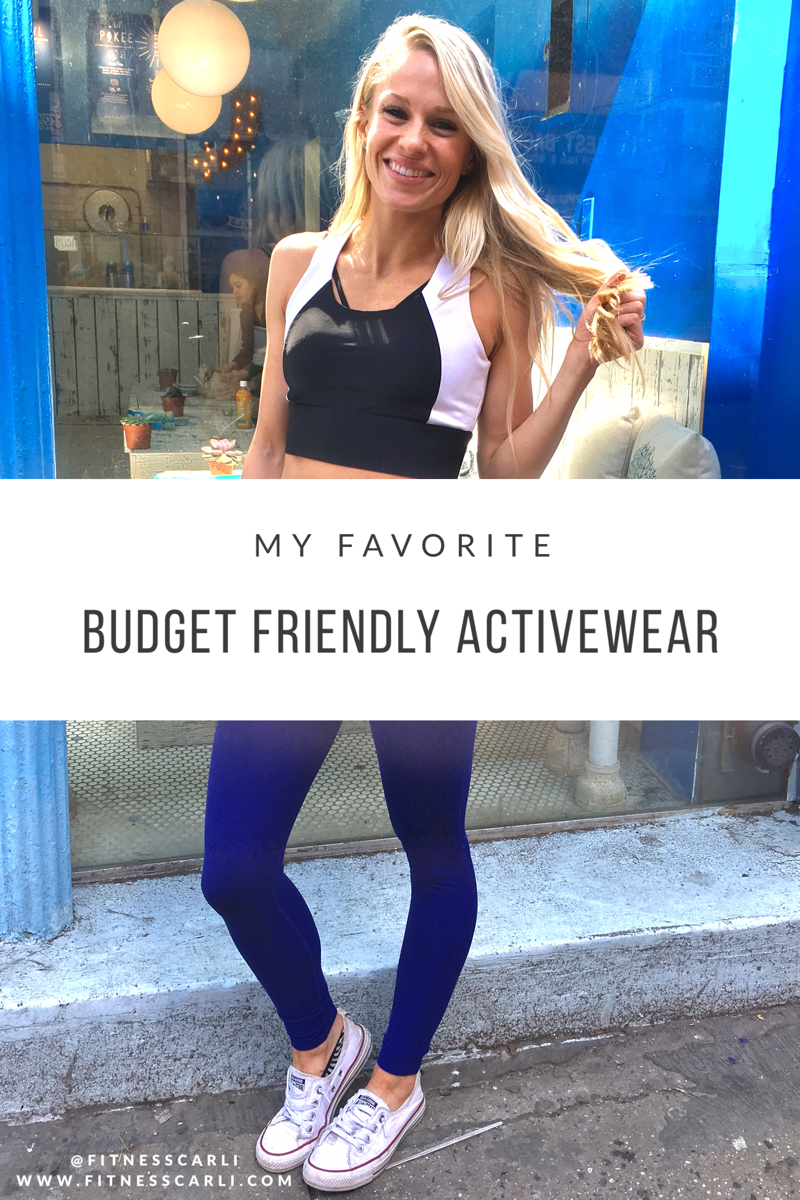 My favorite budget friendly activewear